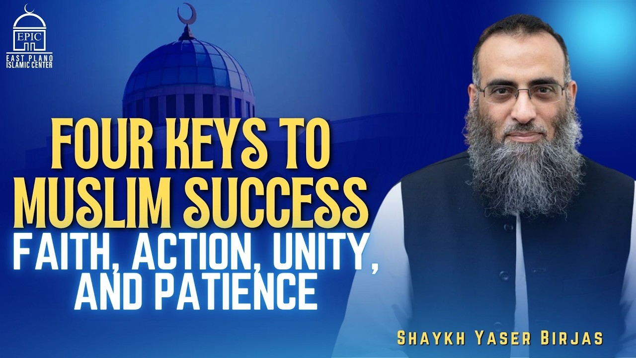 Four Keys To Success: Faith, Action, Unity And Patience