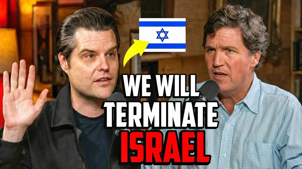 Matt Gaetz & Tucker Carlson Reveal What Israelis Cannot Believe