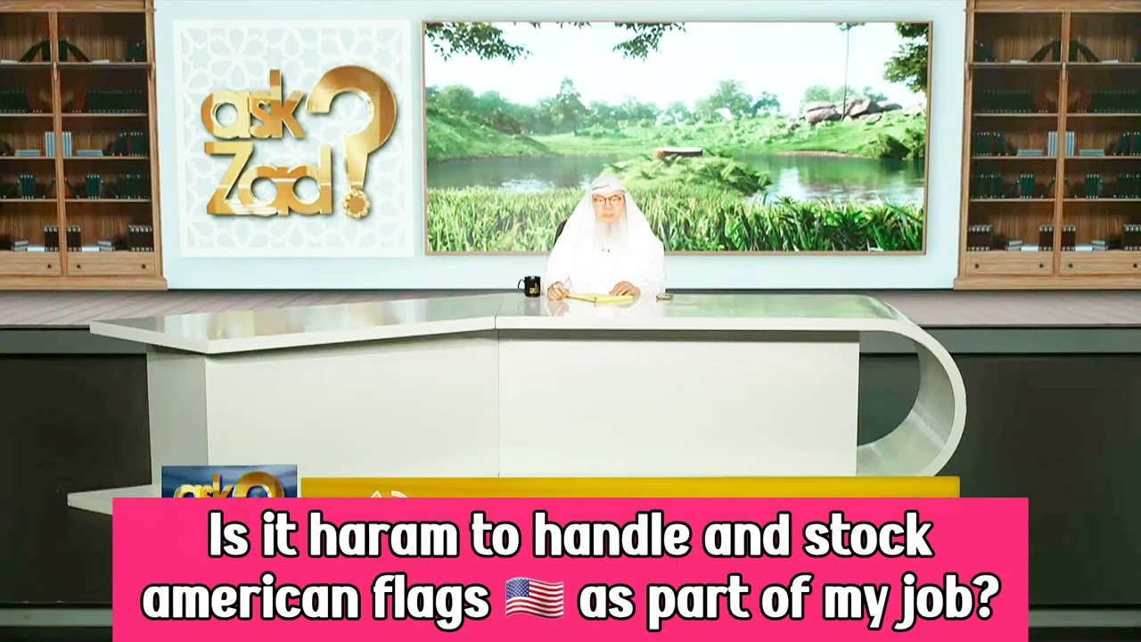 Can I Put American Flag Outside My House? Is It Haram To Handle Stock It?