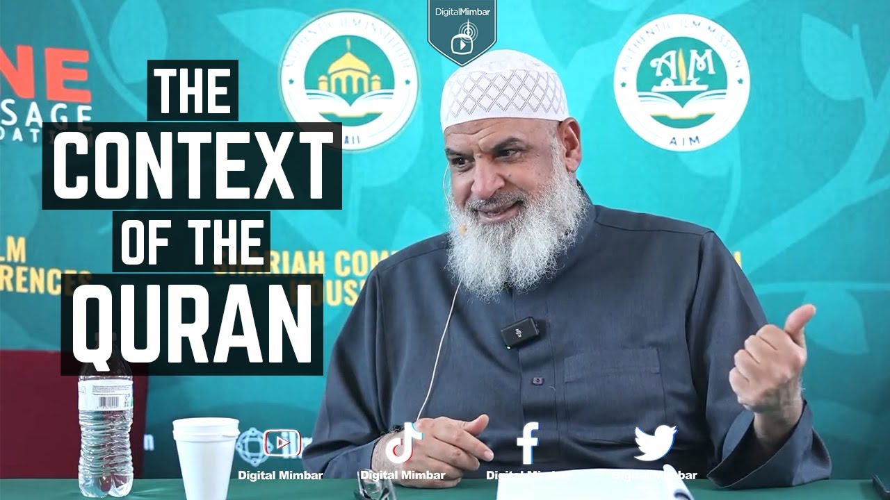The Context of the Quran - (AIM) Annual Conference Trapped - Karim Abu Zaid