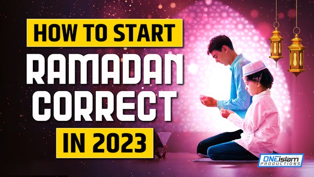 HOW TO START RAMADAN CORRECT IN 2023