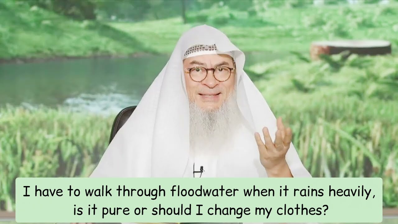 Is Rain Water Pure, Do I Change Clothes For Prayer If I Walk On Street In Rain?