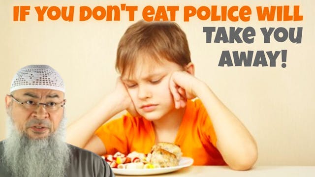 Saying to a child if they don't eat p...
