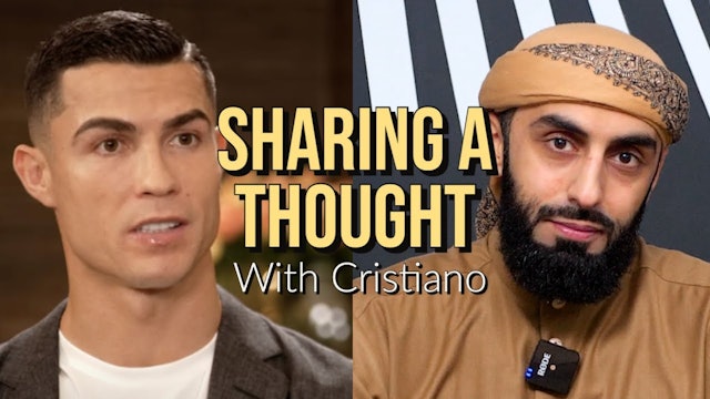 Sharing a thought with Cristiano