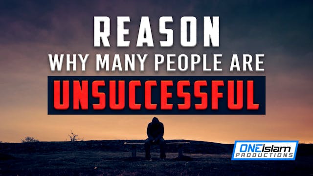 REASON WHY MANY PEOPLE ARE UNSUCCESSFUL