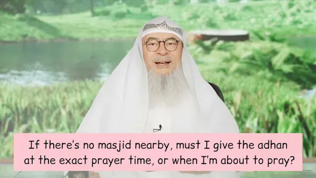 If There's No Masjid, Do I Give Adhan...