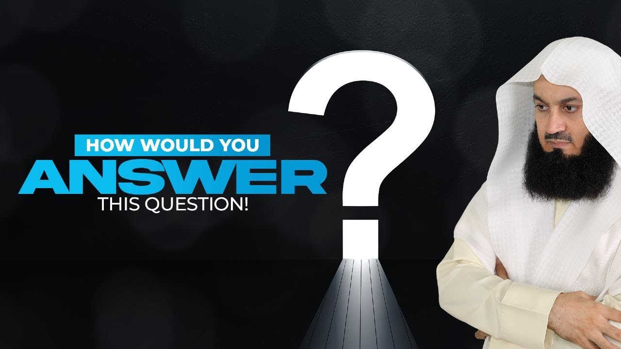 Amazing Question to Ponder - How would you answer 