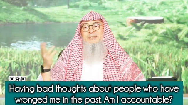 Having bad thoughts about people who ...