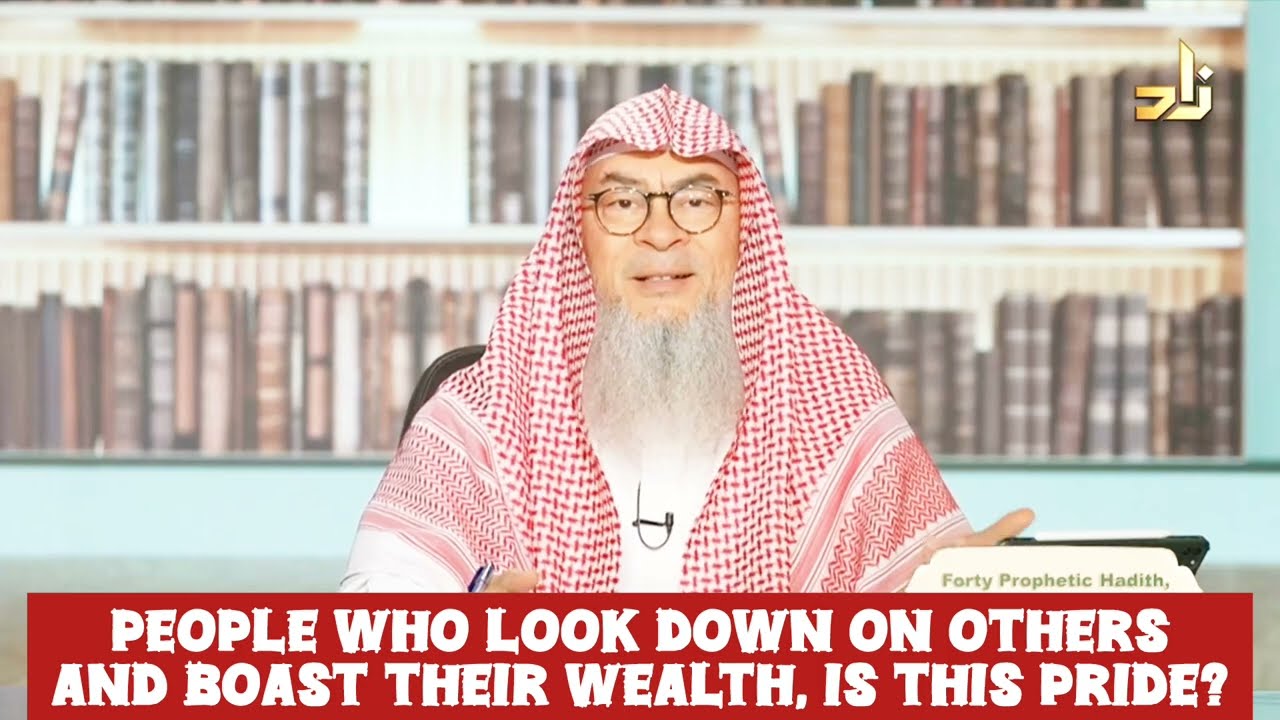 People who look down on others & boast their wealth 