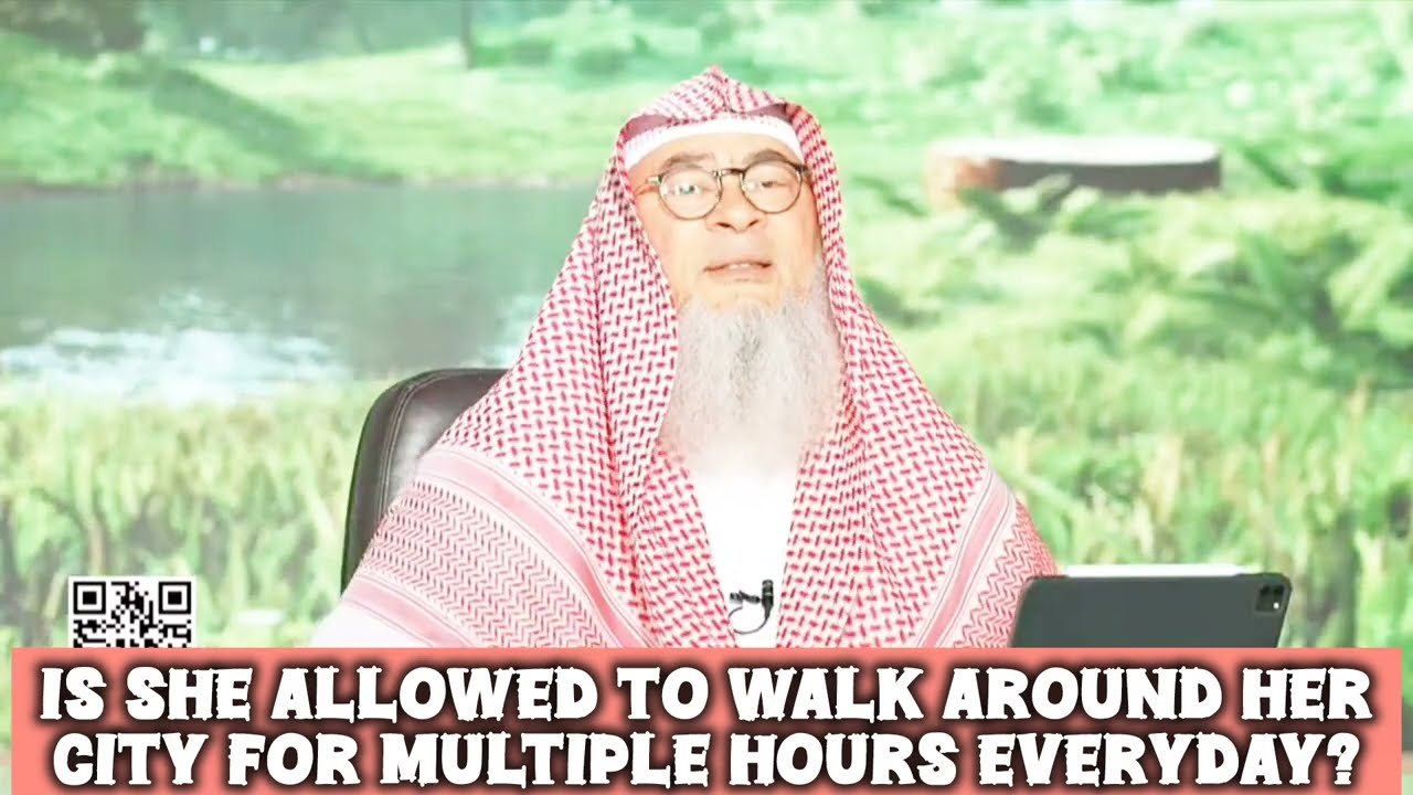 Is she allowed to walk around her city for multiple hours everyday