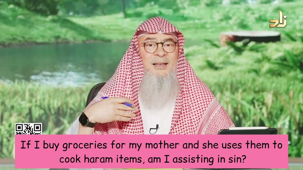 If I Buy Groceries For My Mother She Uses Them To Cook Haram Items, Am I Sinful?