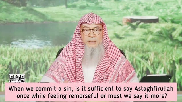 When we sin, is sufficient to say Ast...