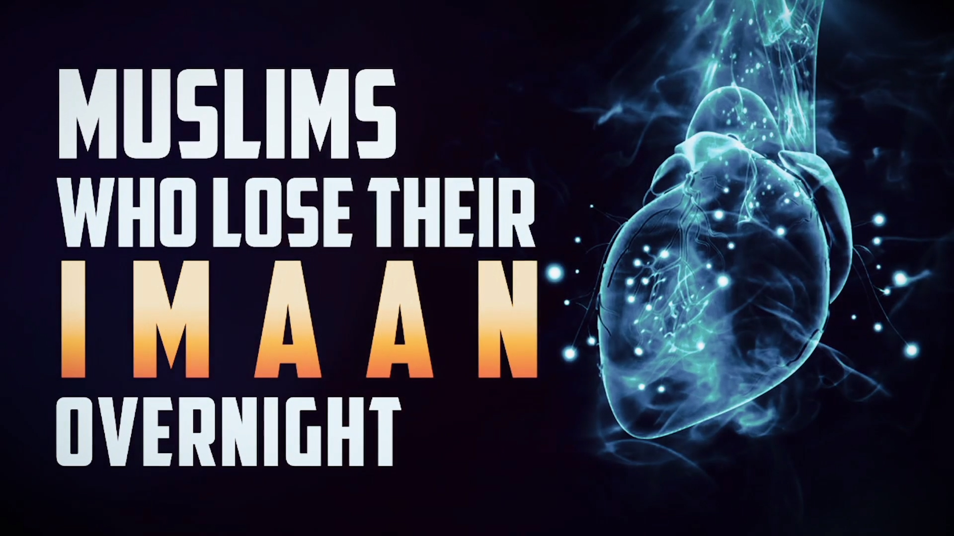 MUSLIM WHO LOSE IMAAN OVERNIGHT