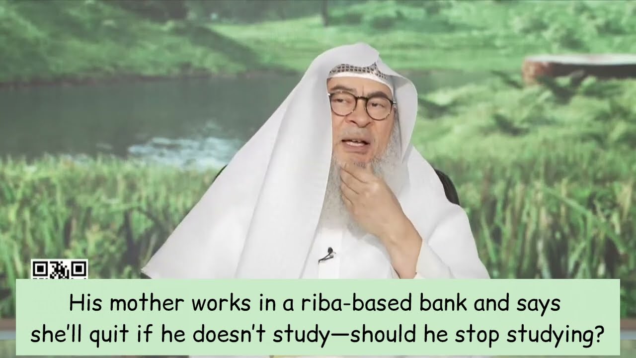 Mother Work In Riba Says She'll Quit If He Didn't Study Should He Stop Studying?