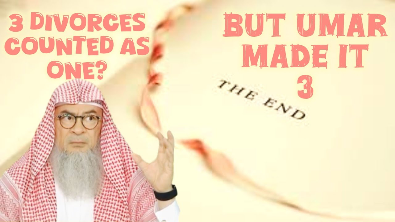 3 divorces counted as only one but Umar made it 3 