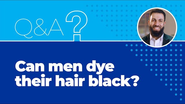 Can men dye their hair black