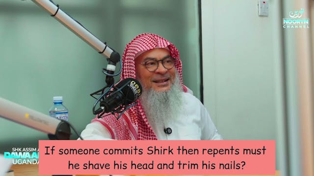 If Someone Commits Shirk Then Repents...