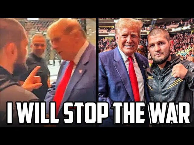 KHABIB DID NOT HESITATE TO SAY THIS TO DONALD TRUMP