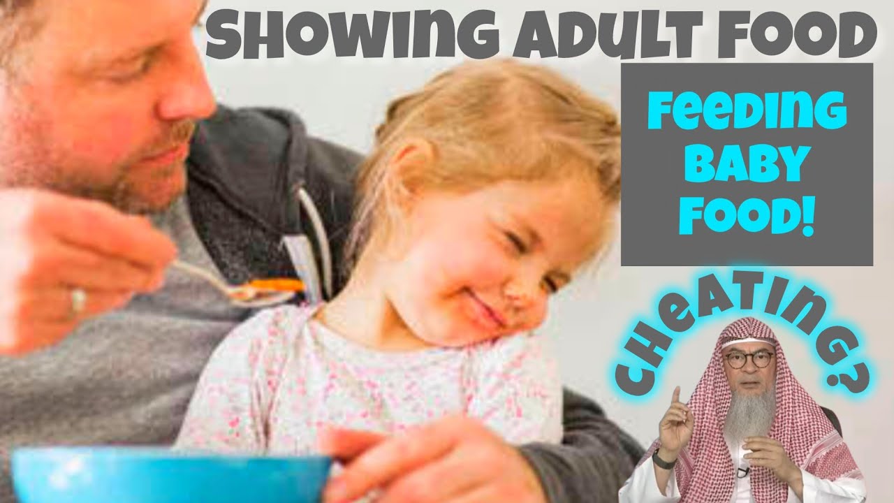 Tricking baby into eating baby food by pretending its adult food, is it cheating