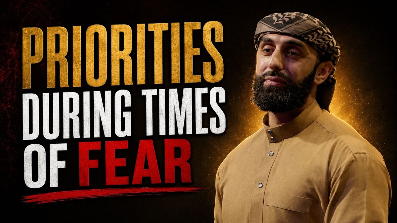 Priorities During Times of Fear