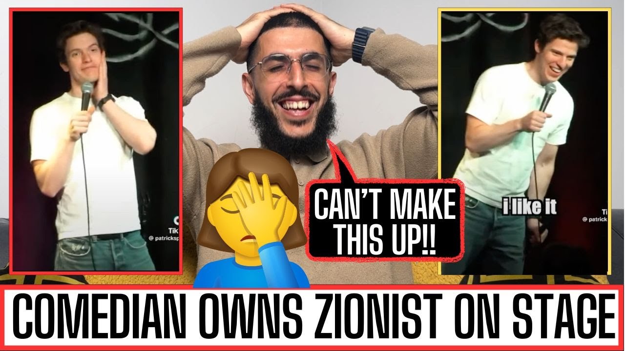 EPIC MONENT COMEDIAN OWNS Z!ONIST AUDIENCE - HILARIOUS
