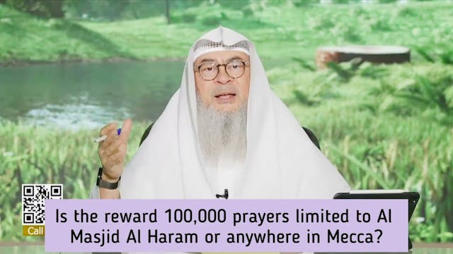 Is the reward of 100,000 prayers limi...