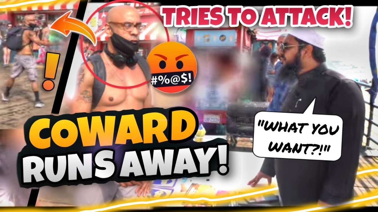 Jewish Satanist Heckler Tries To Stop The Dawah