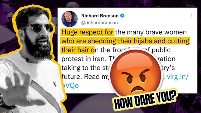 MUSLIM WOMEN CUTTING HAIR & BURNING H...