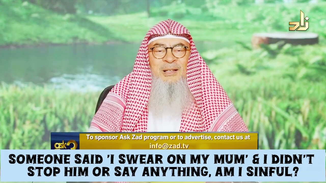 Someone Said, "I Swear On My Mum" & I Didn't Say Anything, Am I Sinful?