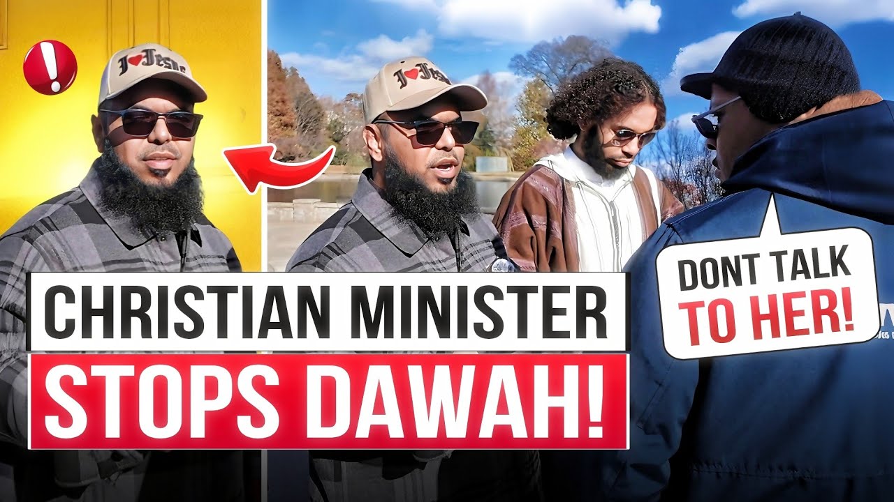 Christian Minister STOPS ARAB JW Preacher from Speaking to Muslim!