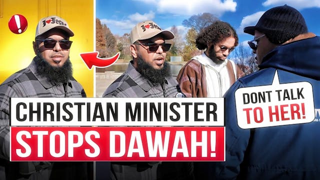 Christian Minister STOPS ARAB JW Prea...