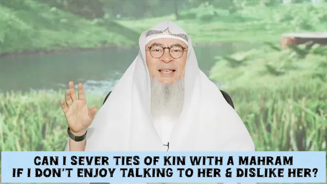 Can I Sever Ties Of Kinship With Mahr...