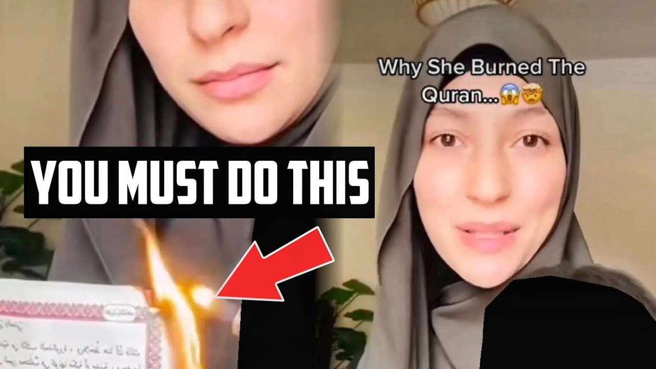 MUSLIM GIRL BURNS QUR’AN TO SHOW PEOPLE THIS