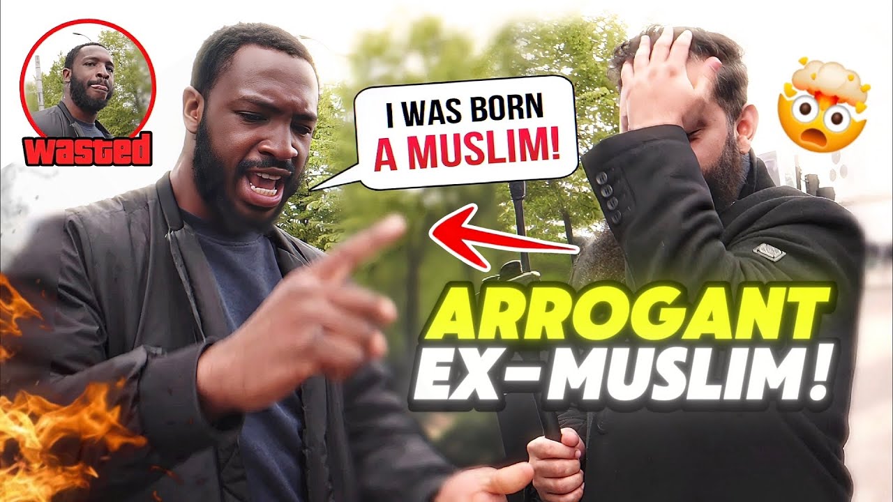 Arrogant “Ex-Muslim” Christian CONFRONTS Muslims Giving Dawah‼️ LEFT SPEECHLESS!