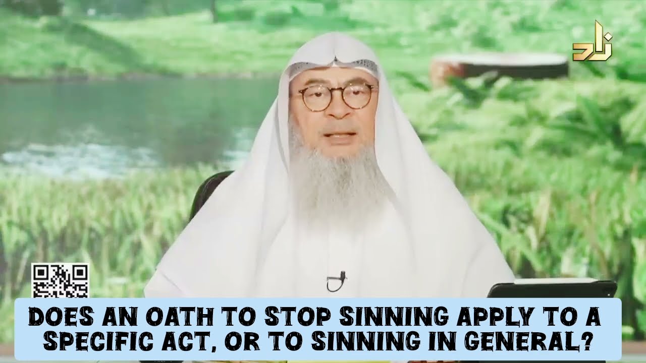 Does An Oath To Stop Sinning Apply To A Specific Act Or To Sinning In General?
