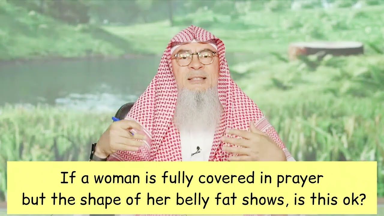 Woman's Belly Fat Shows While Praying But She's Fully Covered, Is It Okay?