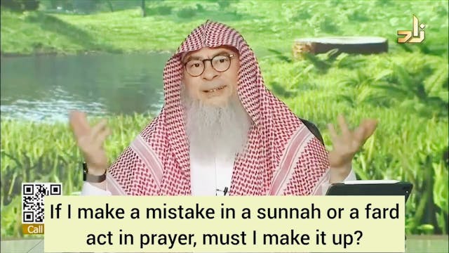 If I make mistake in sunnah or mandat...