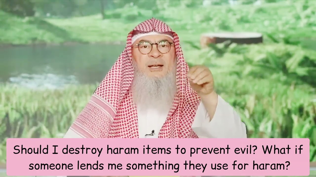 Can I Destroy Haram Items To Prevent Evil?