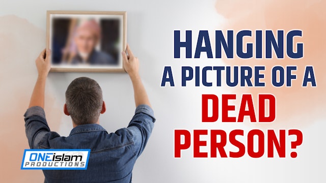 HANGING A PICTURE OF A DEAD PERSON?