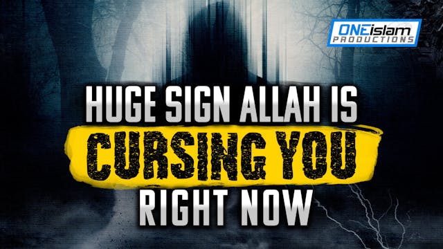 HUGE SIGN ALLAH IS CURSING YOU RIGHT NOW