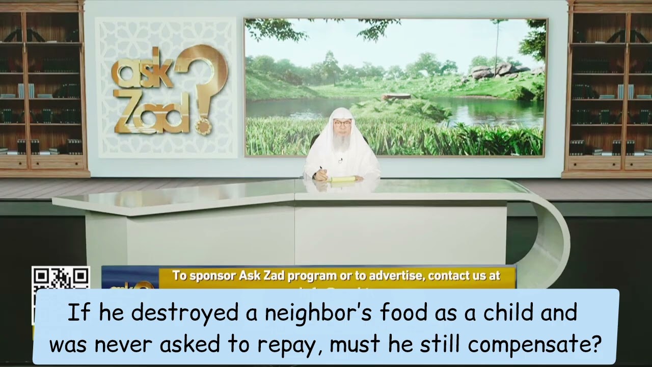 Destroy Neighbors Food As Child, Never Asked To Repay, Must He Still Compensate?