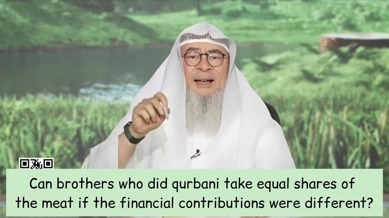 Can Brothers Who Did Qurbani Get Equal Shares If Financial Stats Were Different?