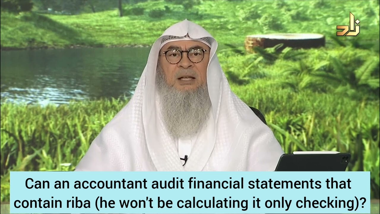 Can an accountant audit financial statements that contain Riba