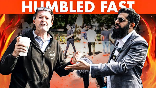 Angry Atheist barbecued By Muslim - S...