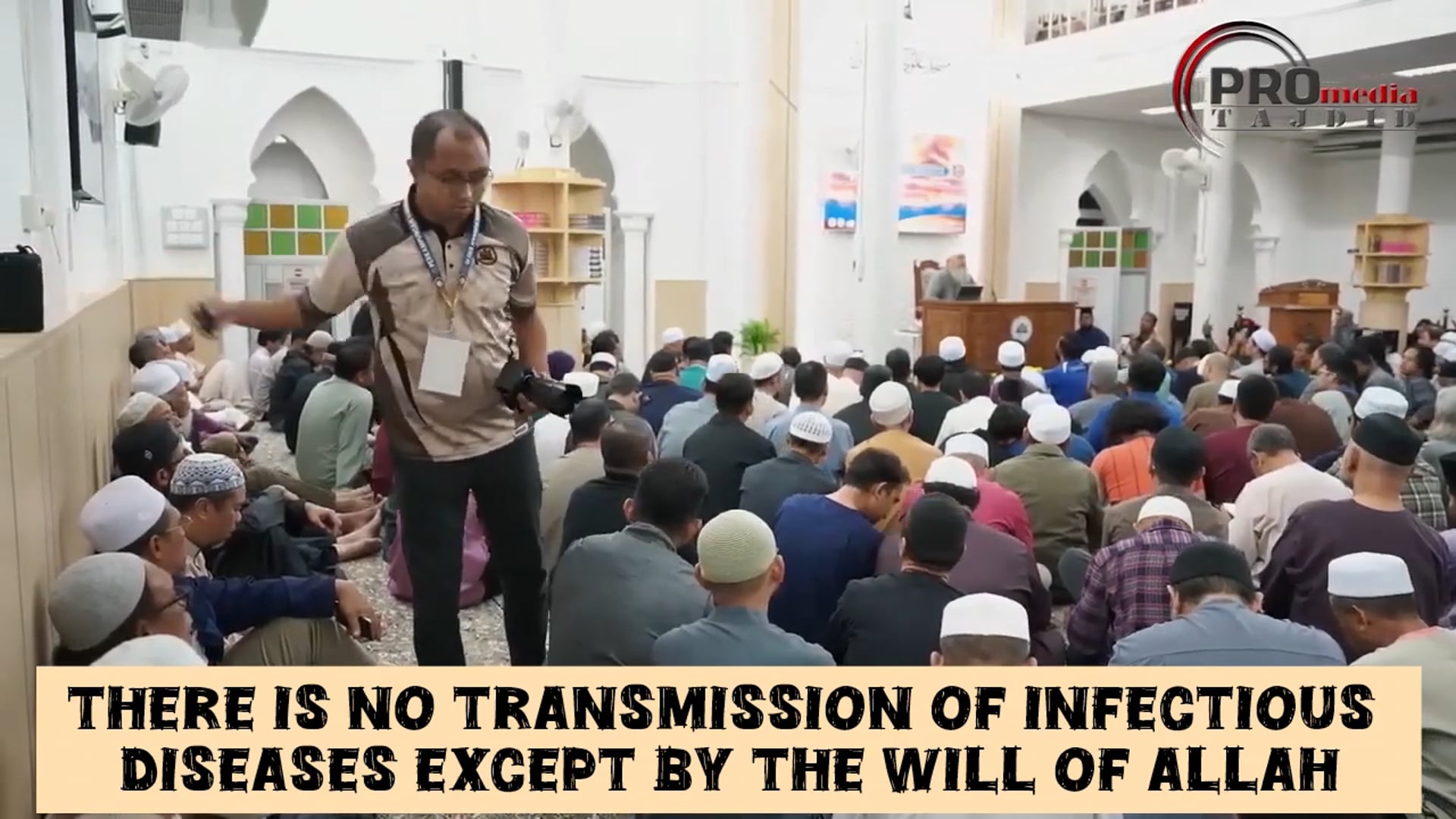 There's no transmission of infectious diseases except by the Will of Allah 
