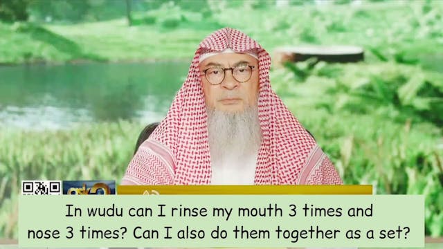 In Wudu Can I Rinse My Mouth & Nose S...