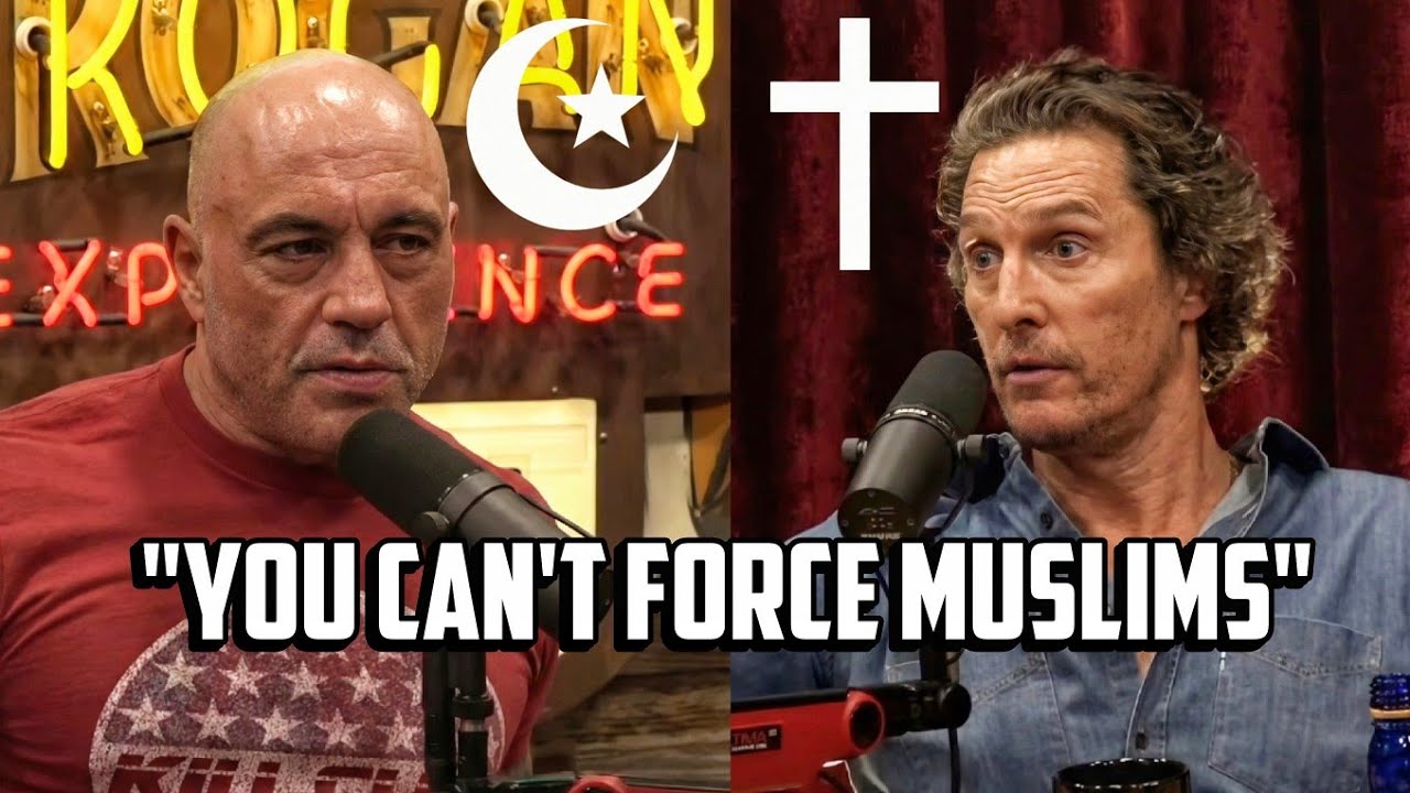 Joe Rogan Shuts Down Matthew McConaughey - 'Don't Pust Christianity On Muslims'