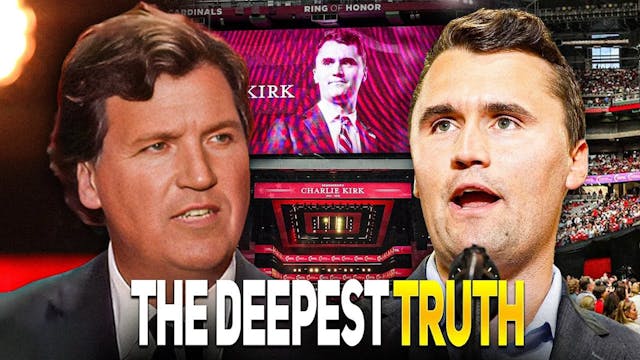 Tucker Carlson Connects Charlie Kirk'...