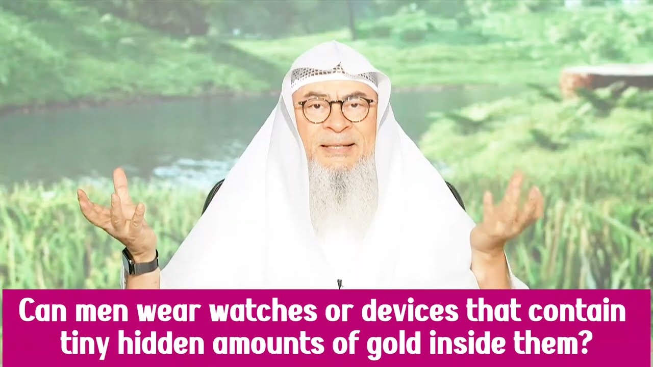 Can Men Wear Watch Devices That Contain Tiny Hidden Amounts Of Gold Inside Them?