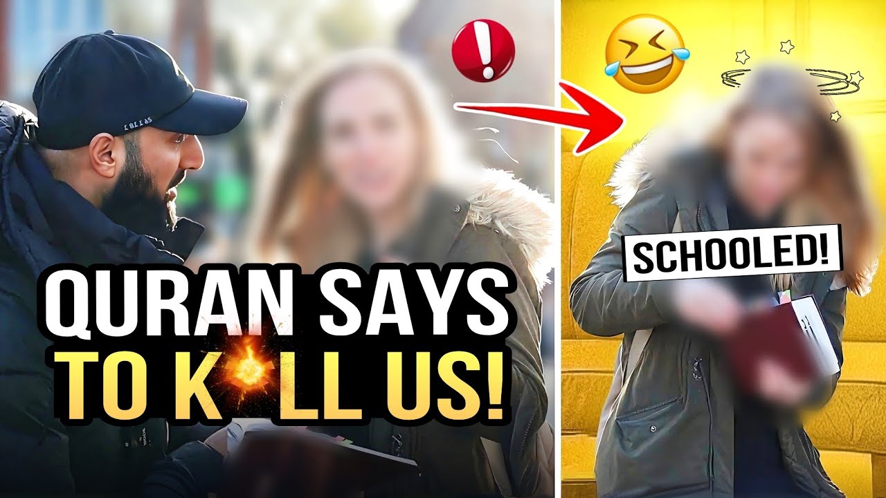 Christian Claims Quran Teaches Mder – Muslim’s Response BACKFIRES BADLY on Her! 